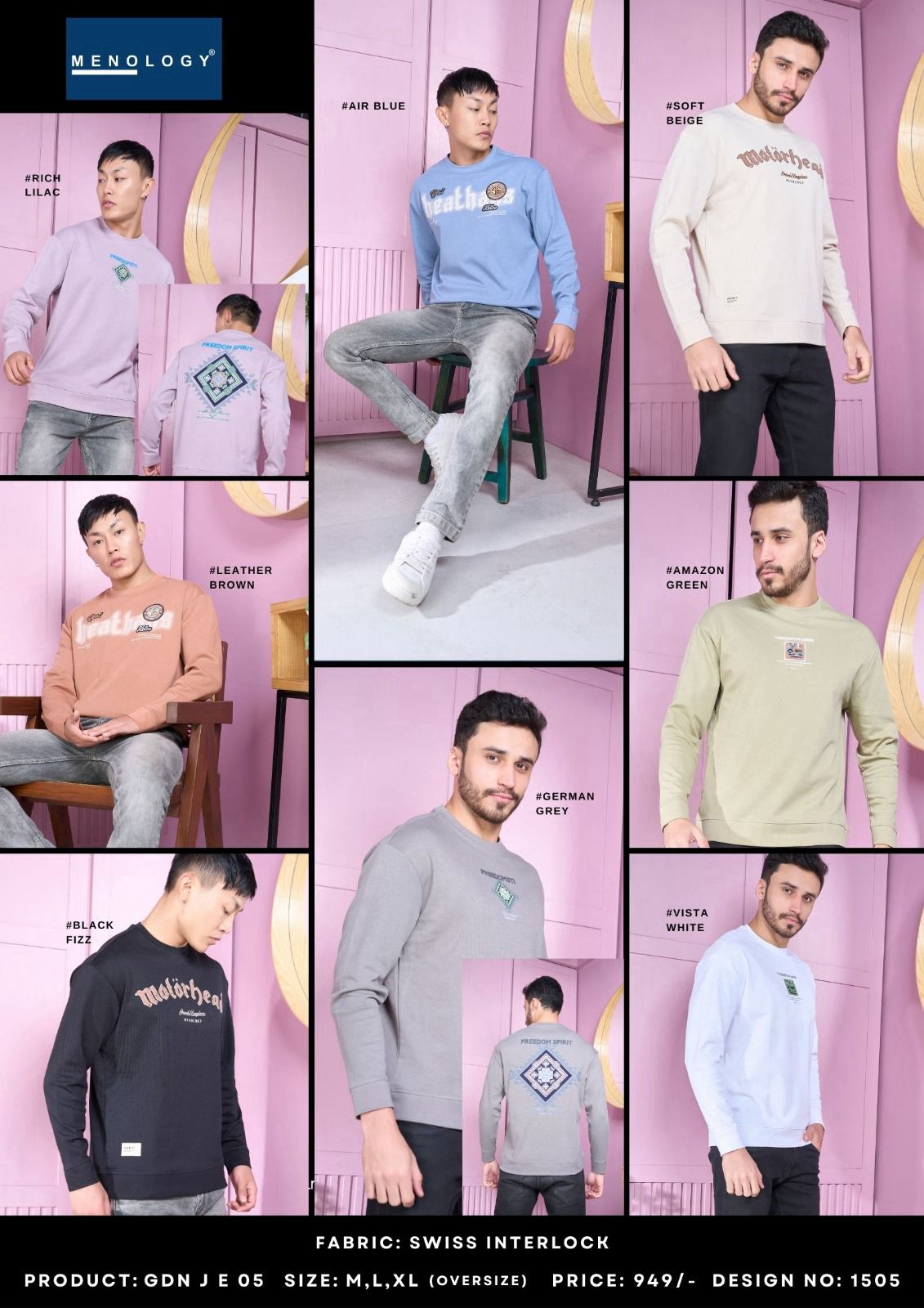 Gdn J E 5 Menology Swiss Mens Tshirts Manufacturer Ahmedabad