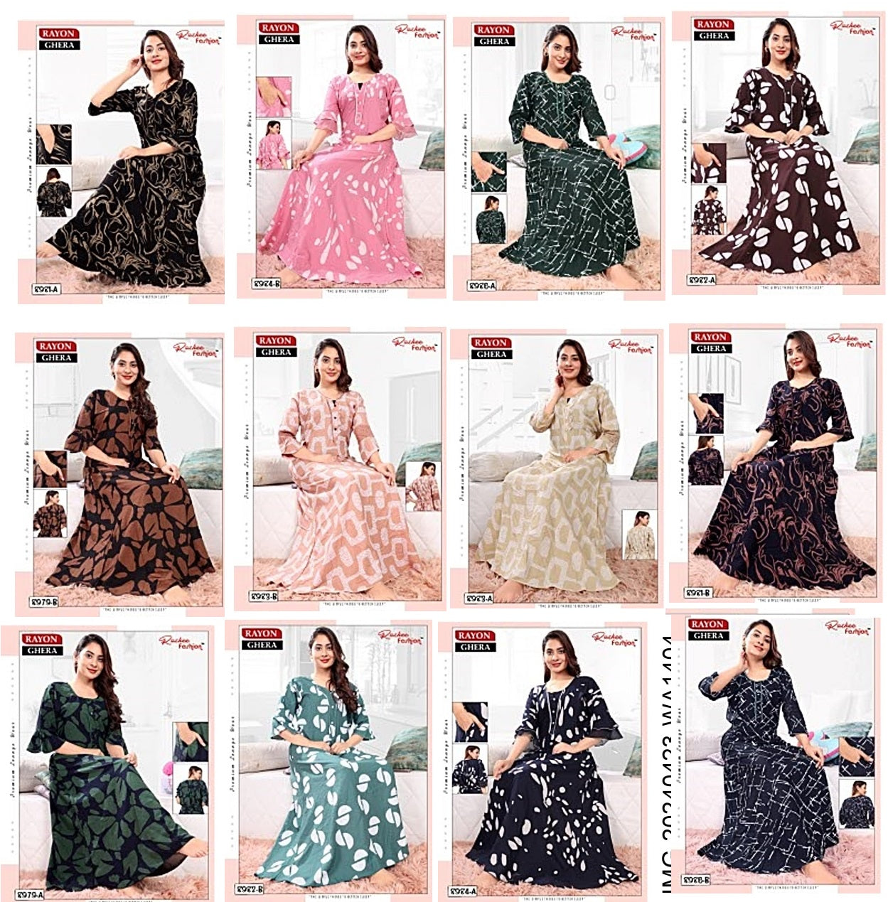 Ghera-2304 Ruchee Fashion Night Gowns