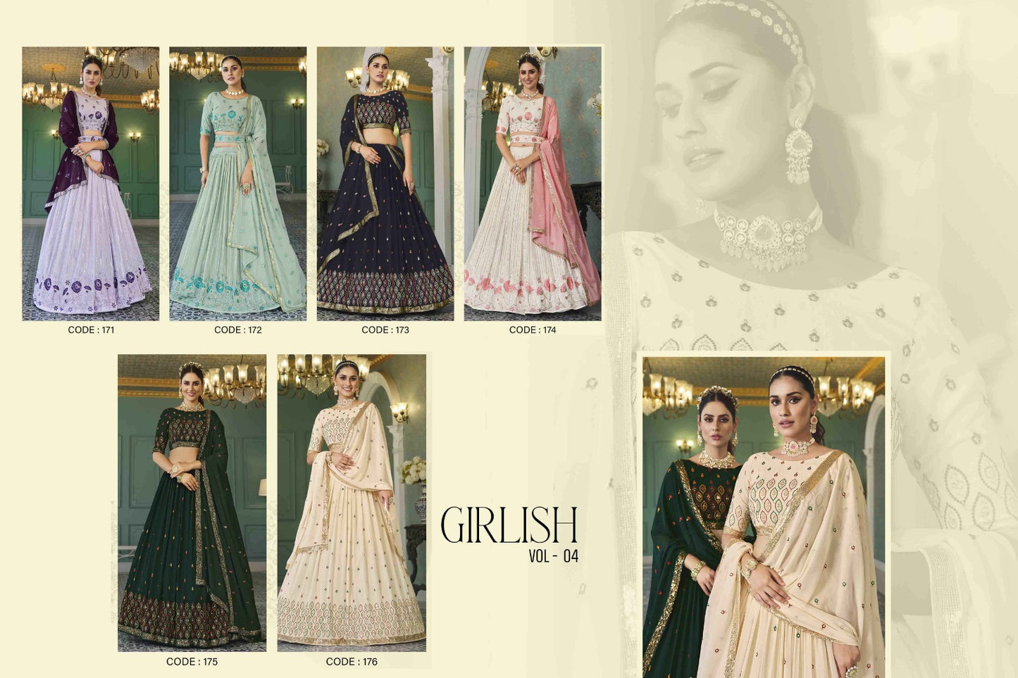 Girlish Vol 4 Shubhkala Georgette Lehenga Choli
