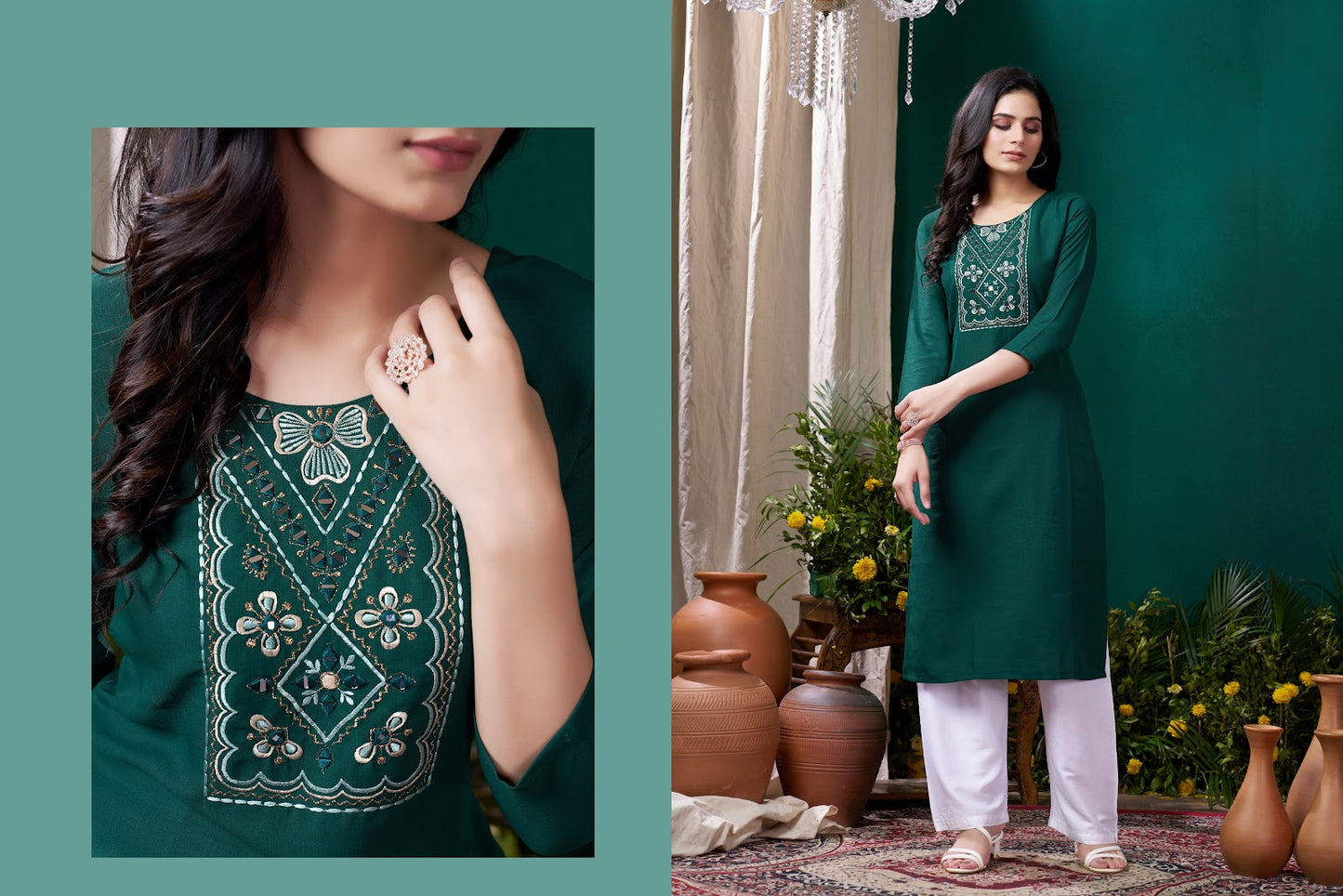Giva Vol 2 673-675 Moksh Maaza Cotton Straight Cut Kurtis Wholesaler India