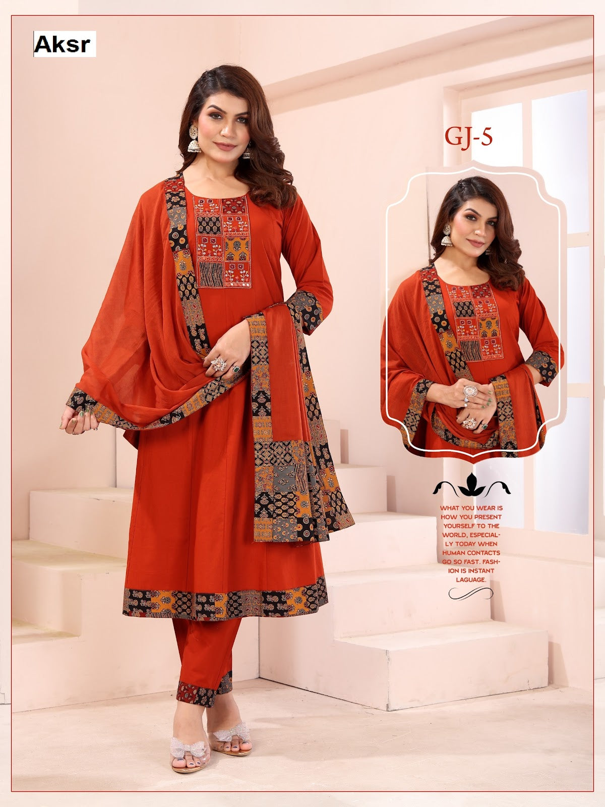Gj 5 Aksr Mull Cotton Readymade Anarkali Suits Exporter Ahmedabad