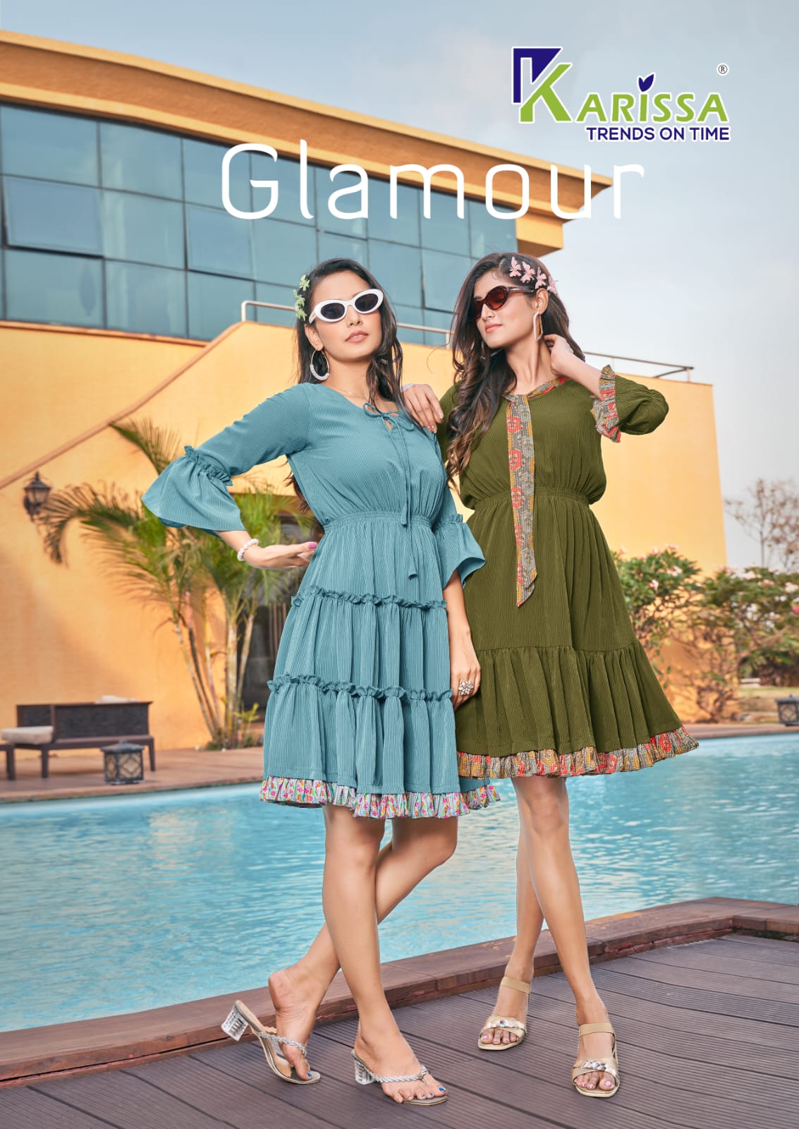 Glamour Karissa Chiffon Midi Dress