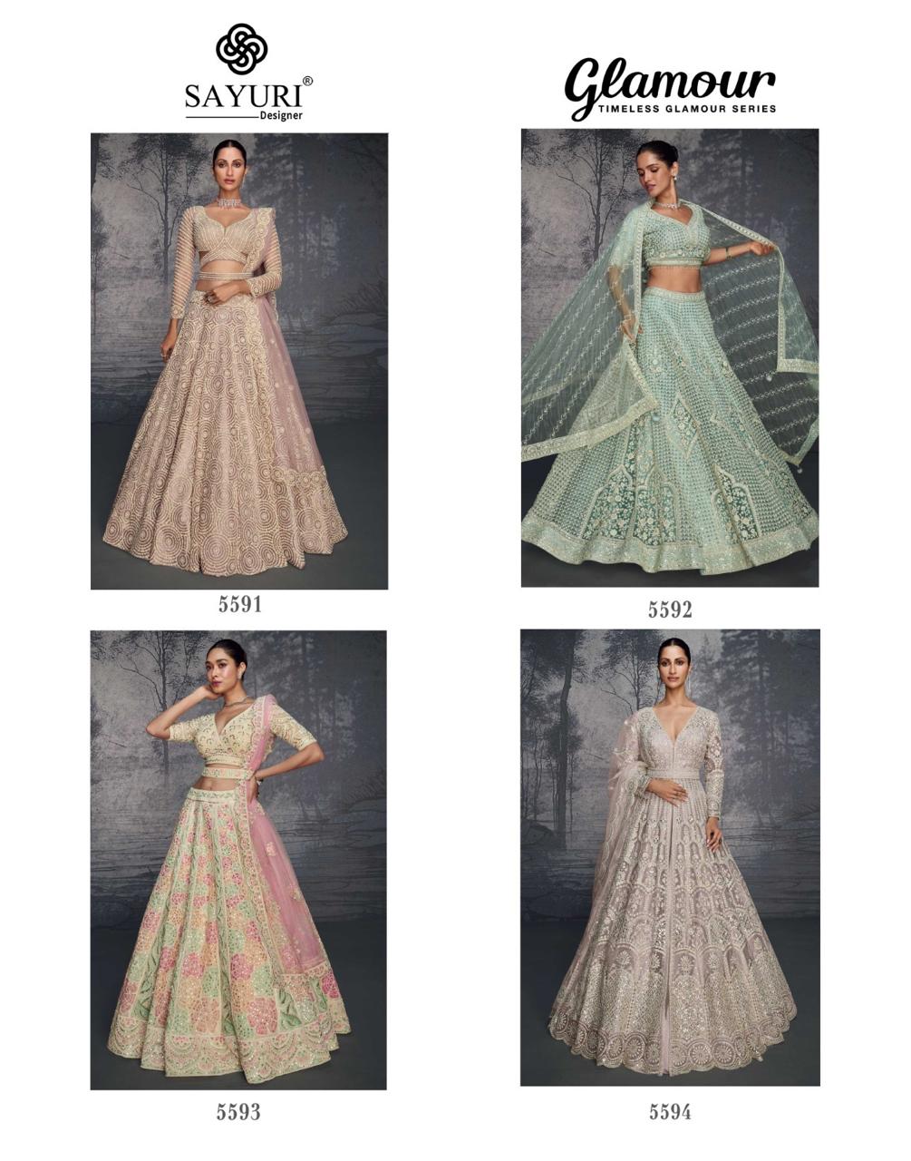 Glamour Sayuri Net Readymade Lehenga Choli Wholesaler