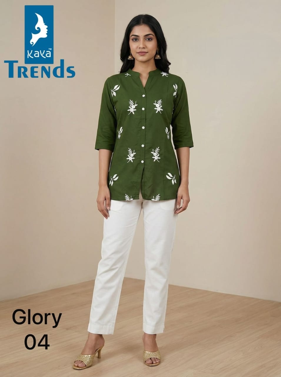 Glory Kaya Trends Rayon Short Kurtis Supplier Ahmedabad