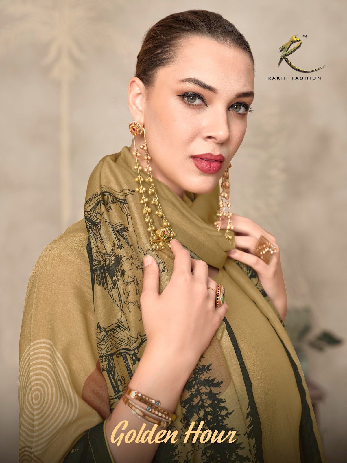 Golden Hour 73479 Rakhi Fashion Bemberg Pant Style Suits Wholesaler India