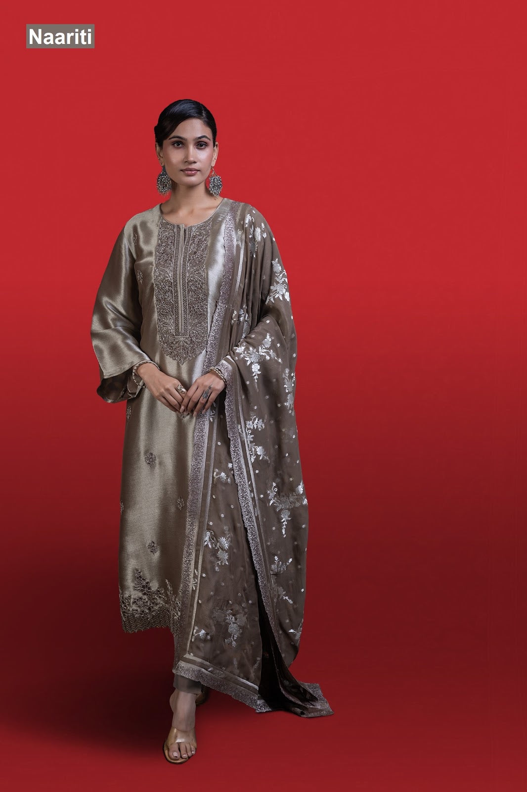 Gomnaar 2854 Naariti Silk Pant Style Suits Wholesaler Ahmedabad