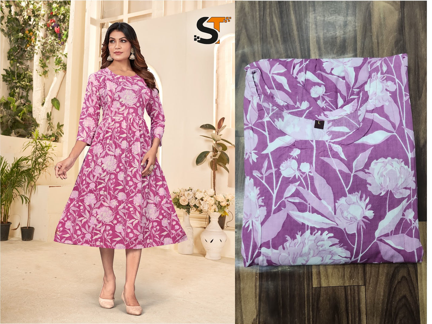 Good News Salas Jaipuri Feeding Kurtis Wholesaler India