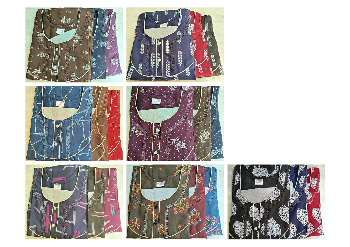 Gpo 012825 Ruchee Fashion Alpine Night Gowns Manufacturer Ahmedabad