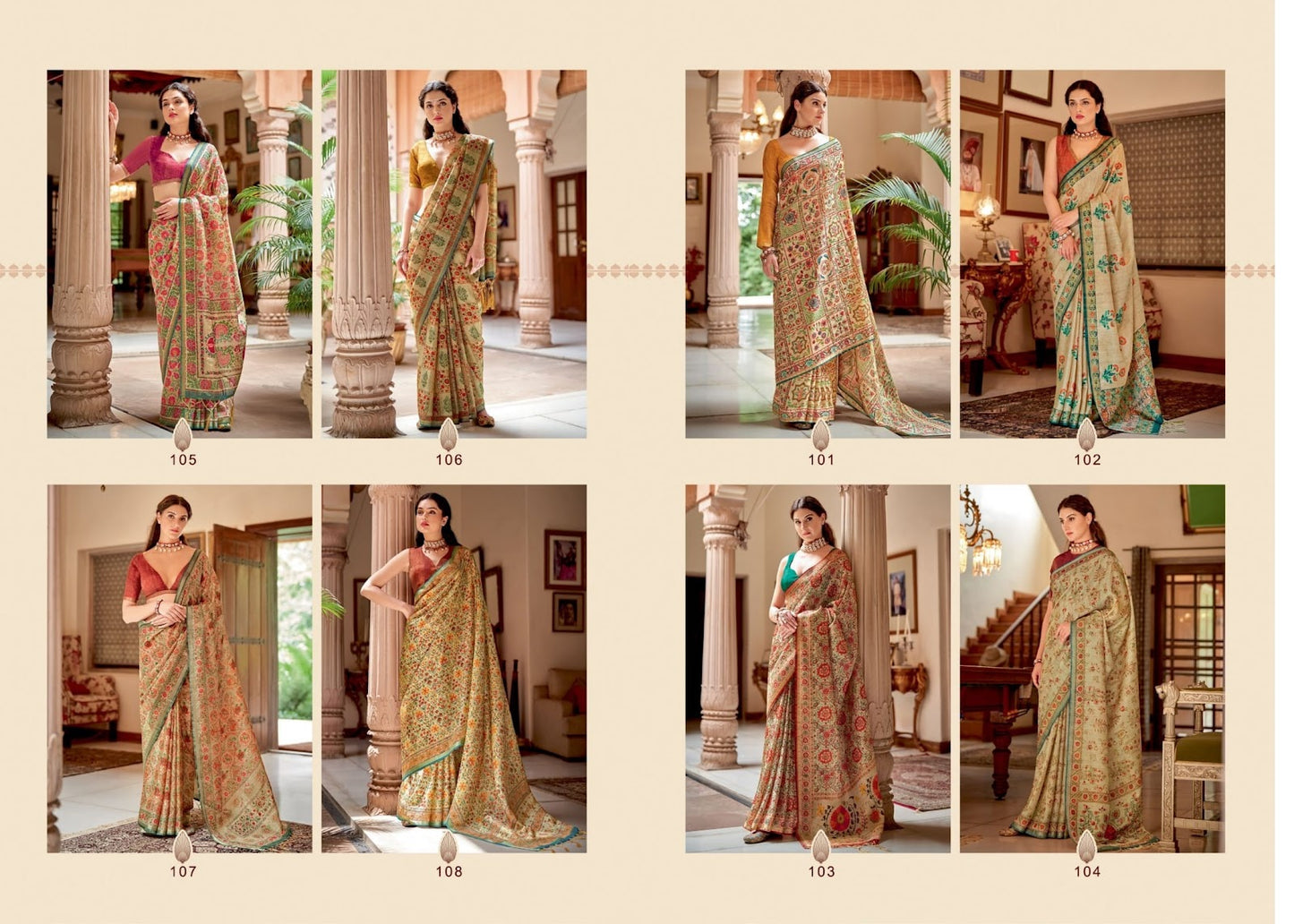 Gruham Vol 1 Apple Banarasi Sarees Supplier