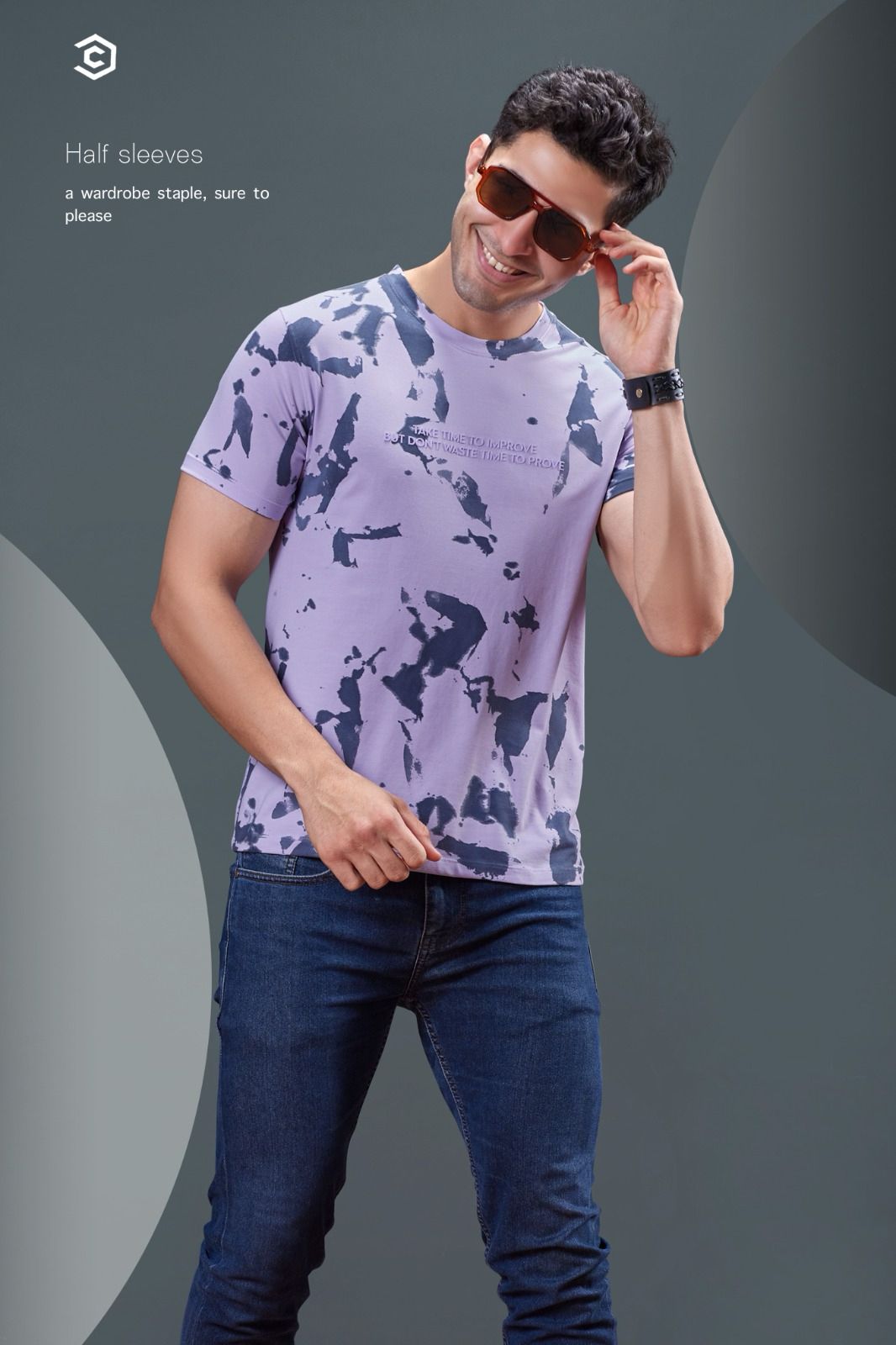 Gsm 195 Style No 1729-1734 Checkers Premium Cotton Mens Tshirts Supplier Ahmedabad