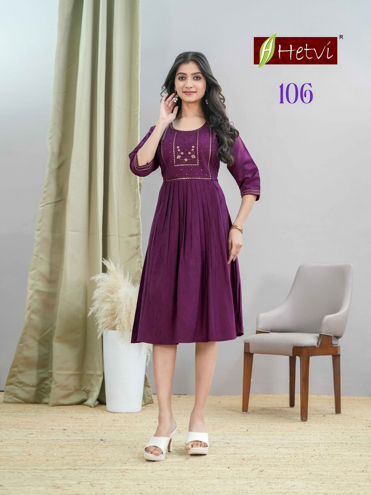 Guddi Hetvi Gadwal Anarkali Kurtis Wholesale Price