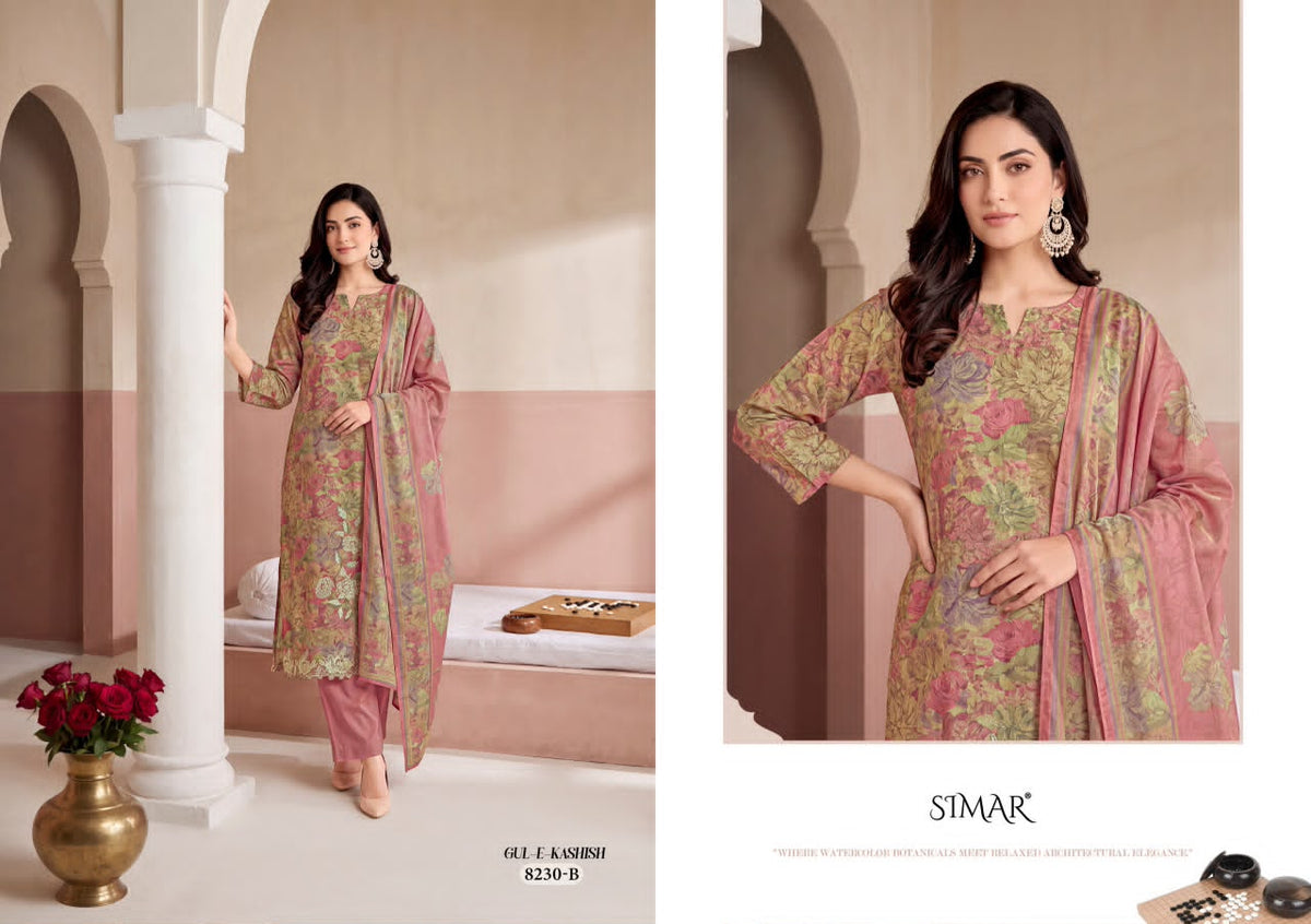 Gul E Kashish Simar Jacquard Pant Style Suits Wholesaler India