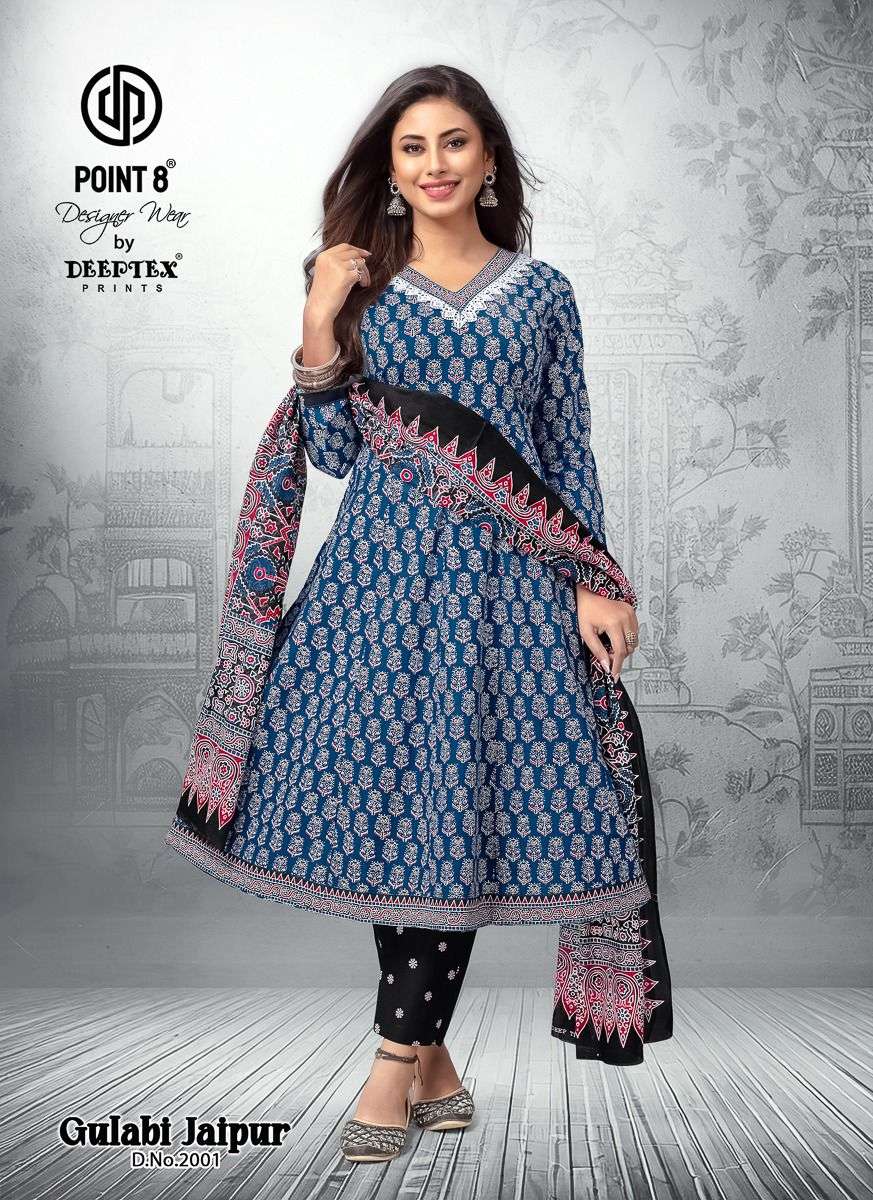 Gulabi Jaipur Vol 2 Deeptex Prints Cotton Readymade Anarkali Suits Supplier