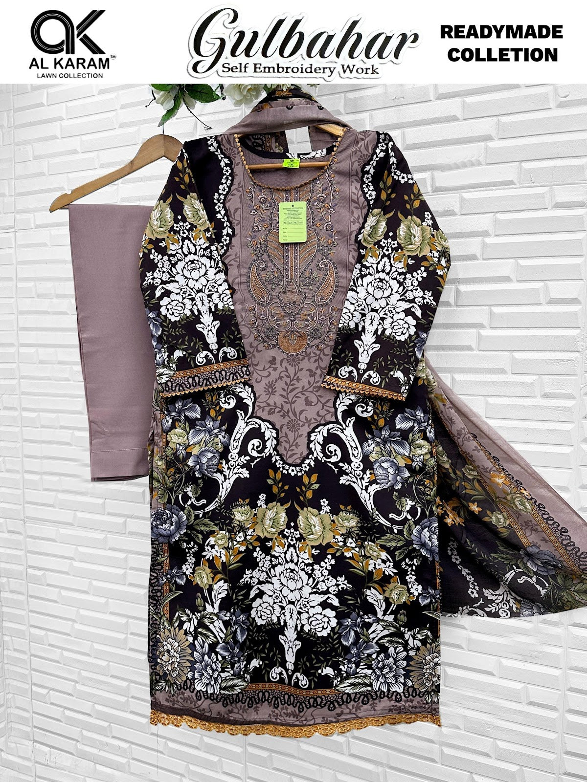Gulbahar Al Karam Mix Cotton Karachi Readymade Suits Wholesaler Ahmedabad