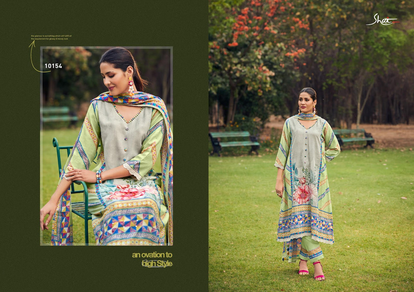 Gulmarg Jay Vijay Shai Pure Linen Pant Style Suits Manufacturer