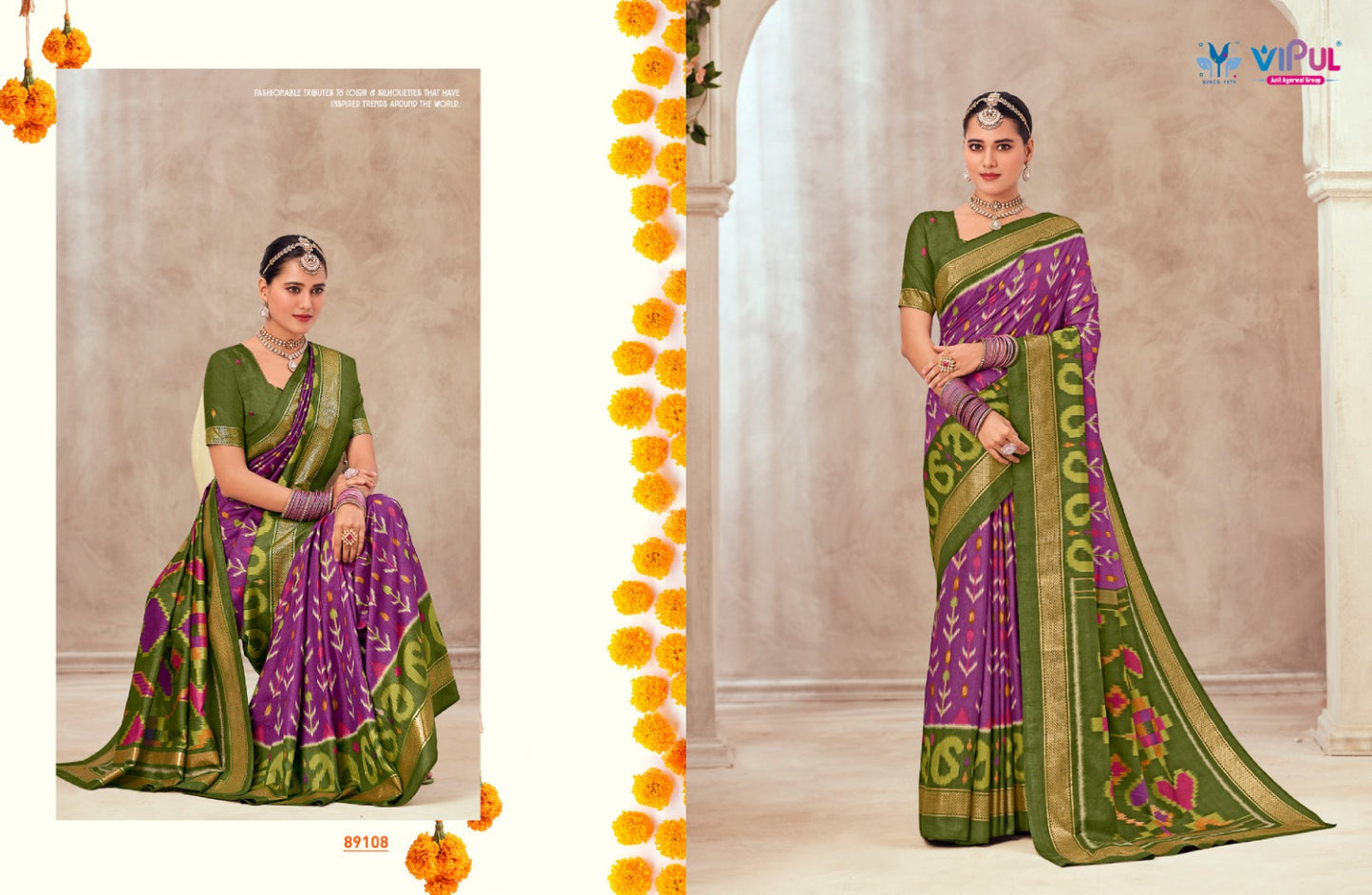 Gulmarg Silk Vol 6 Vipul Sarees Wholesaler