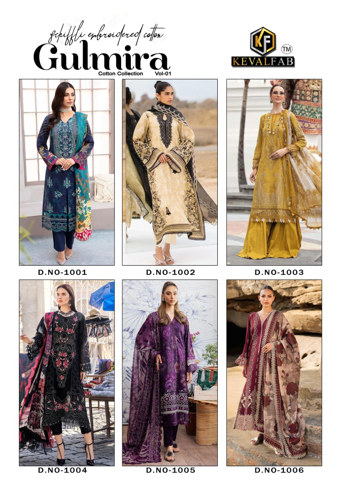 Gulmira Vol 1 Keval Fab Cotton Karachi Salwar Suits Supplier Ahmedabad