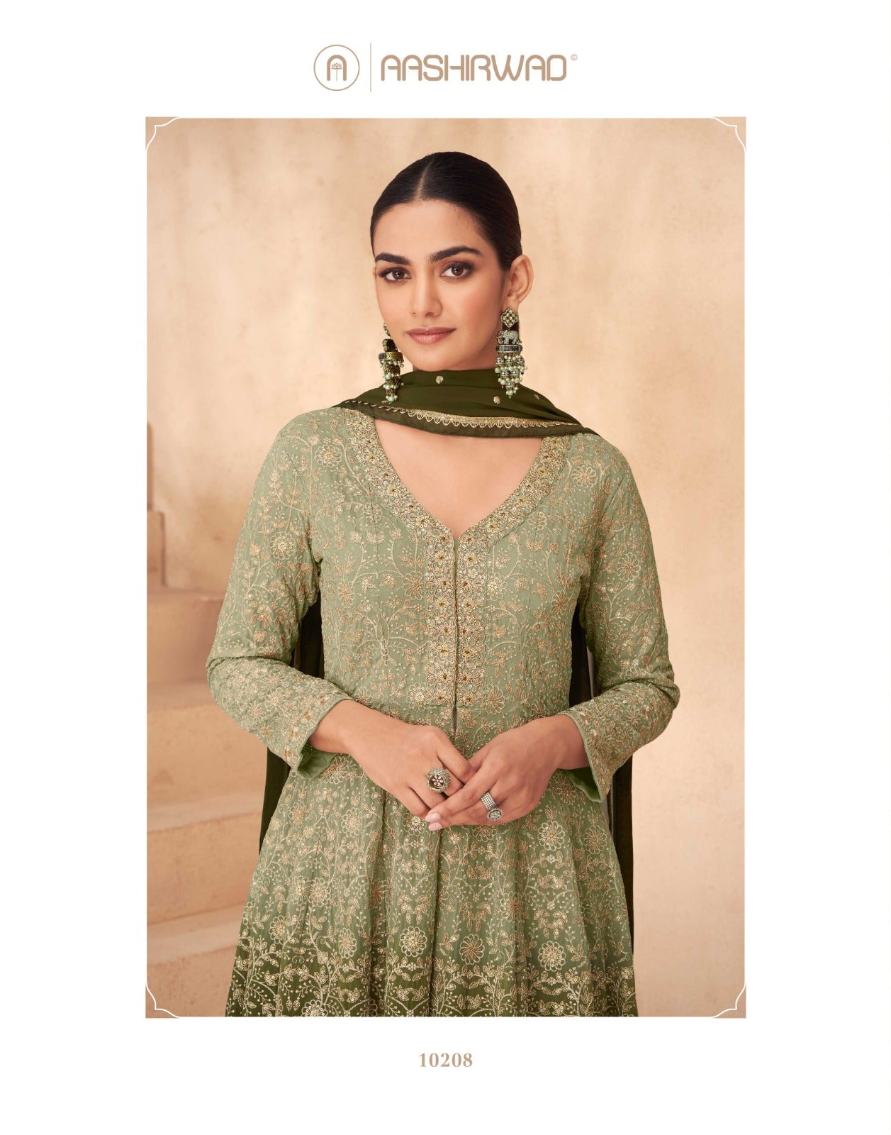 Gulnaaz Aashirwad Creation Georgette Readymade Skirt Style Suits Exporter