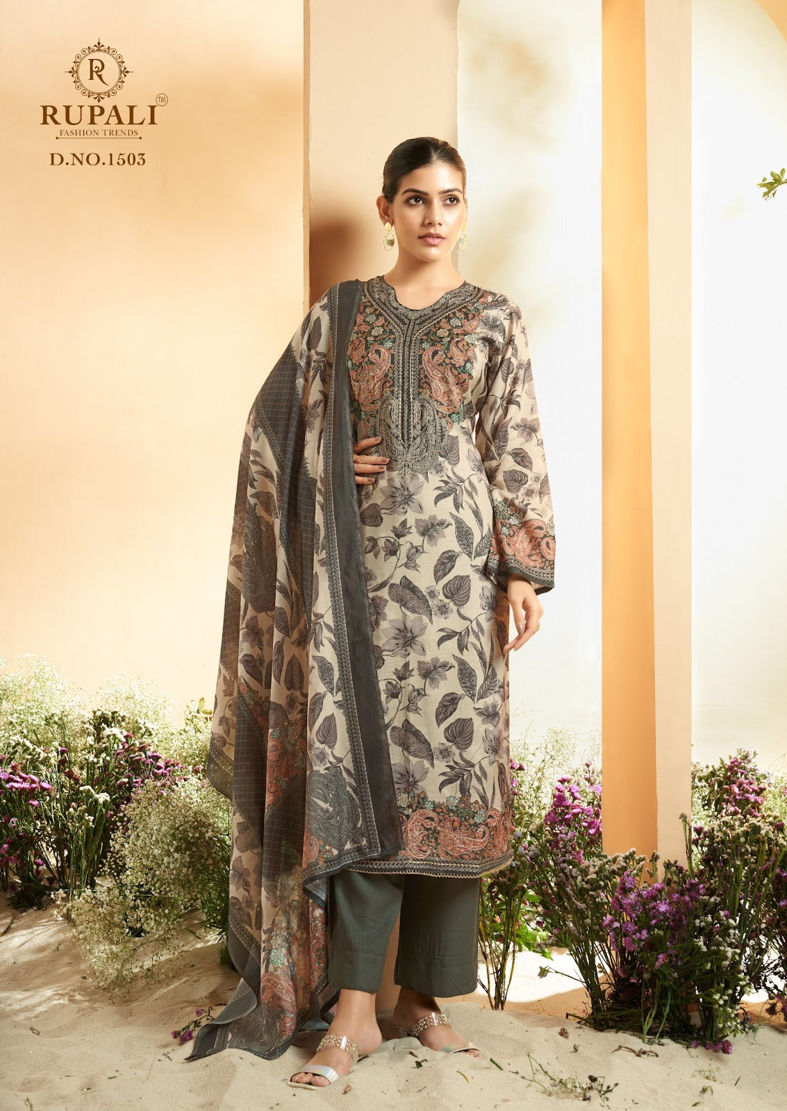 Gulnaaz Vol 2 Rupali Muslin Pant Style Suits Manufacturer India