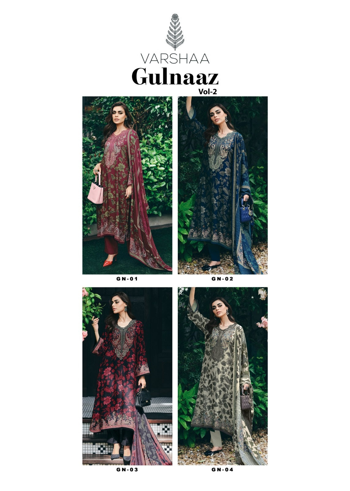 Gulnaaz Vol 2 Varsha Fashions Viscose Muslin Pant Style Suits Wholesaler