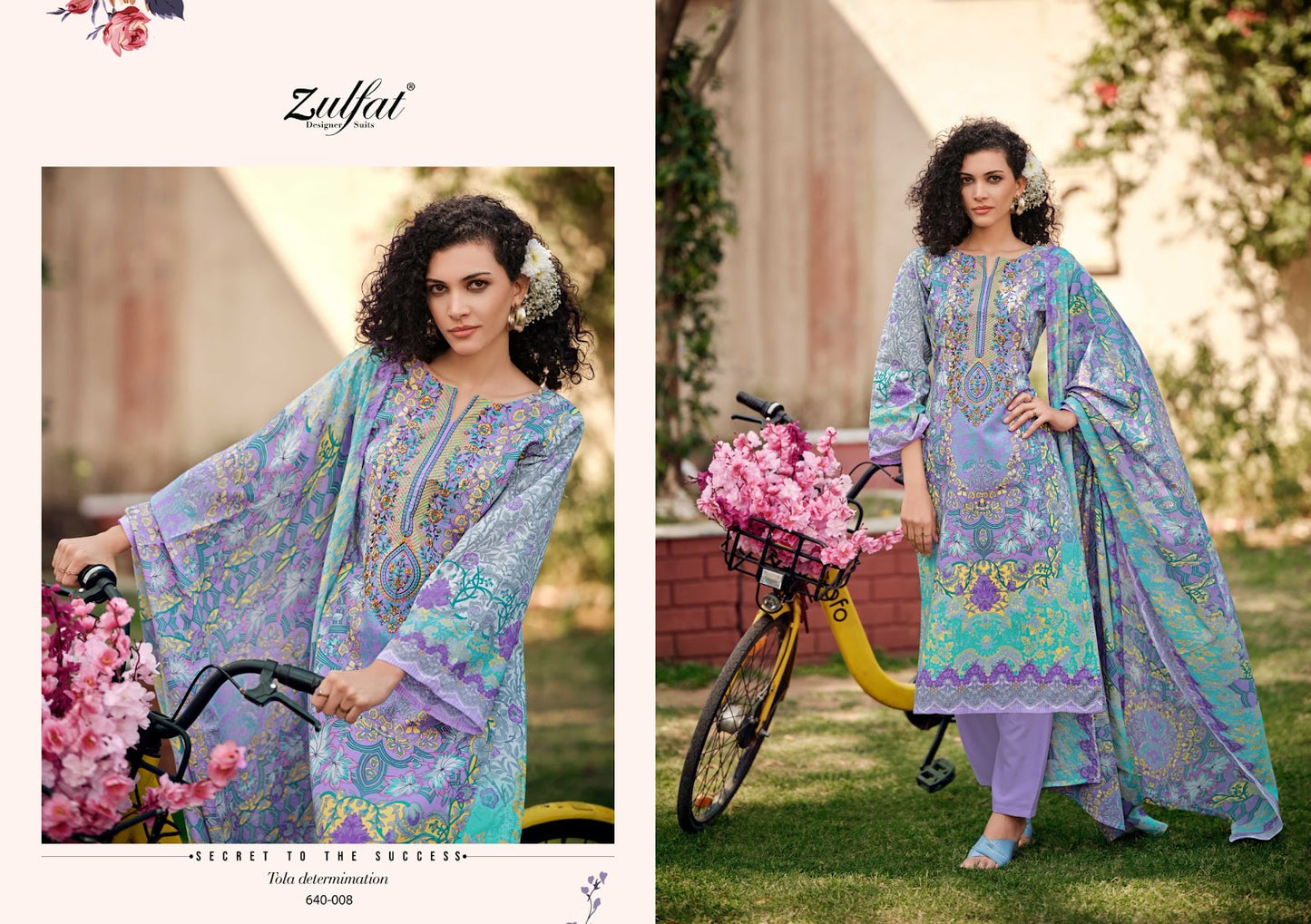 Gulzaar Zulfat Designer Cotton Karachi Salwar Suits Manufacturer Ahmedabad