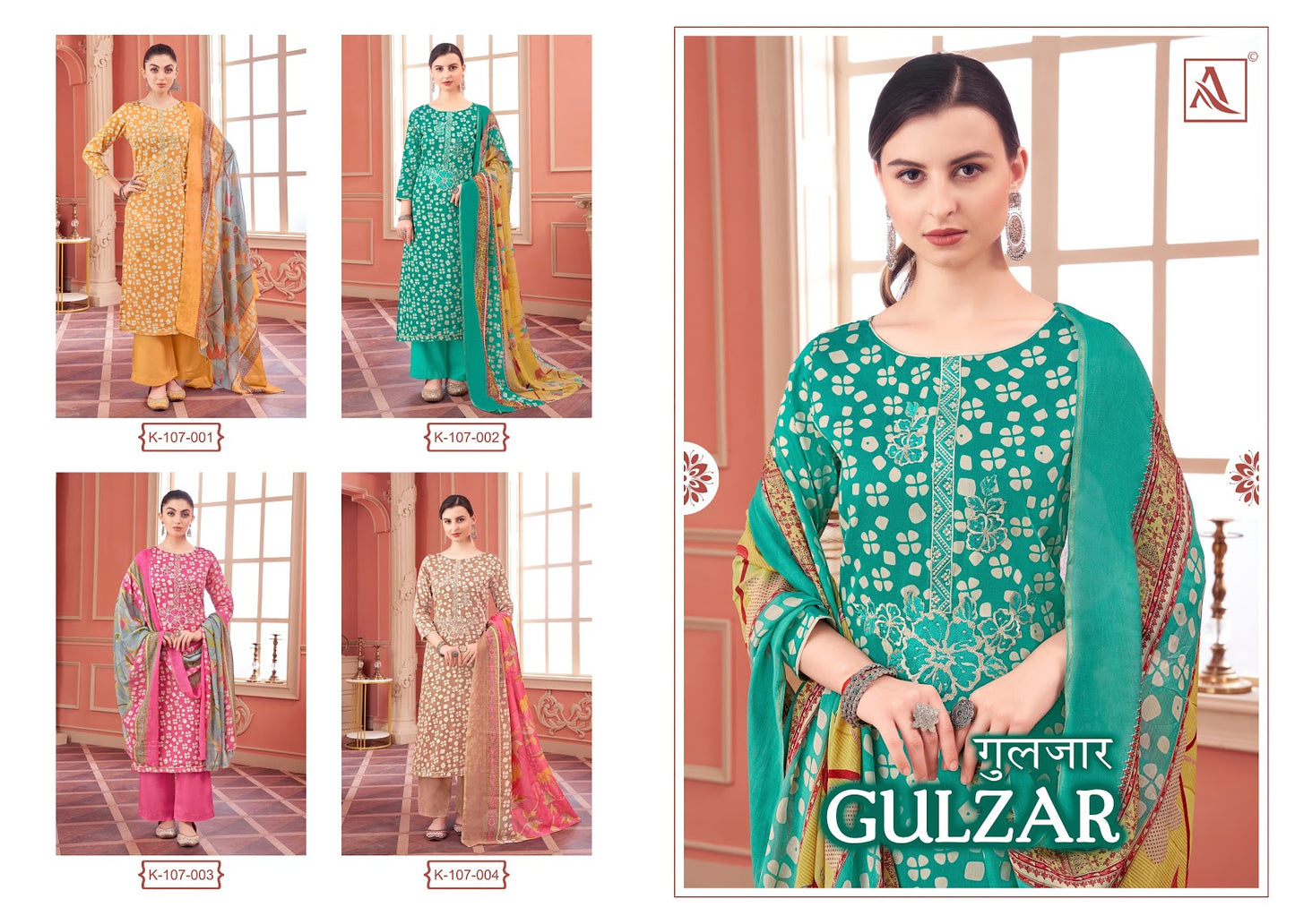 Gulzar Alok Zam Pant Style Suits Supplier