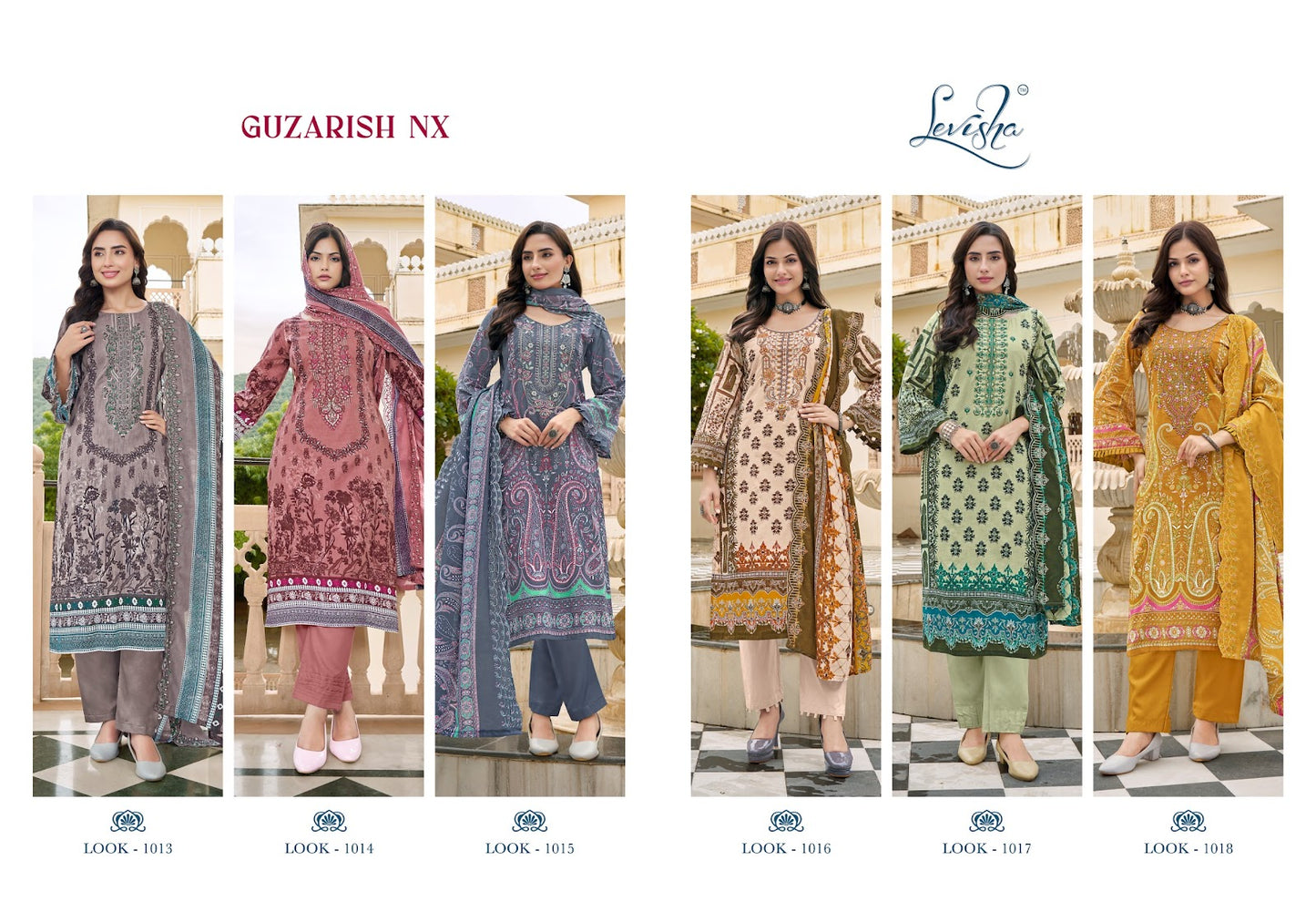 Guzarish Nx Levisha Lawn Cotton Karachi Salwar Suits Wholesaler