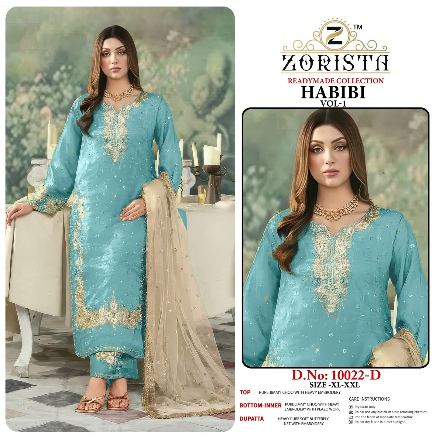 Habibi Vol 1 Zorista Jimmy Choo Pakistani Readymade Suits Manufacturer Gujarat