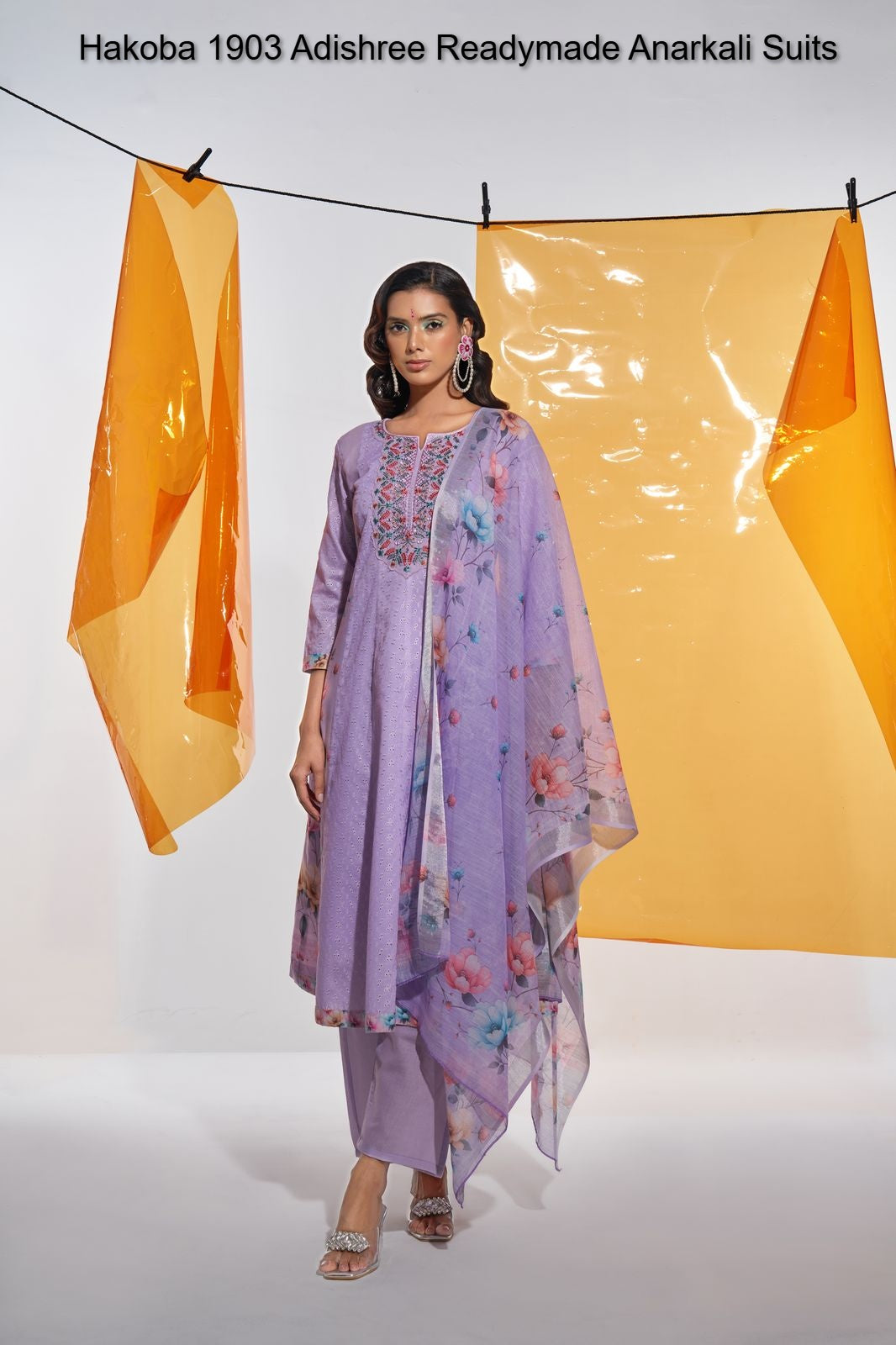 Hakoba 1903 Adishree Cotton Readymade Anarkali Suits Wholesaler