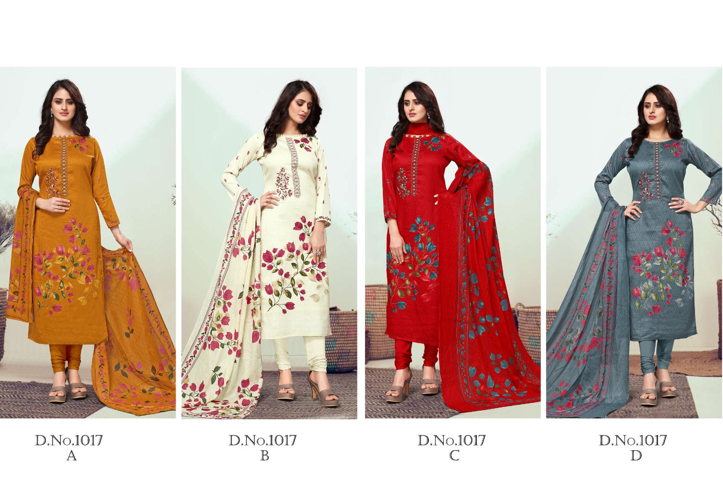 Ham Safar Radhika Fashion Jaam Cotton Pant Style Suits