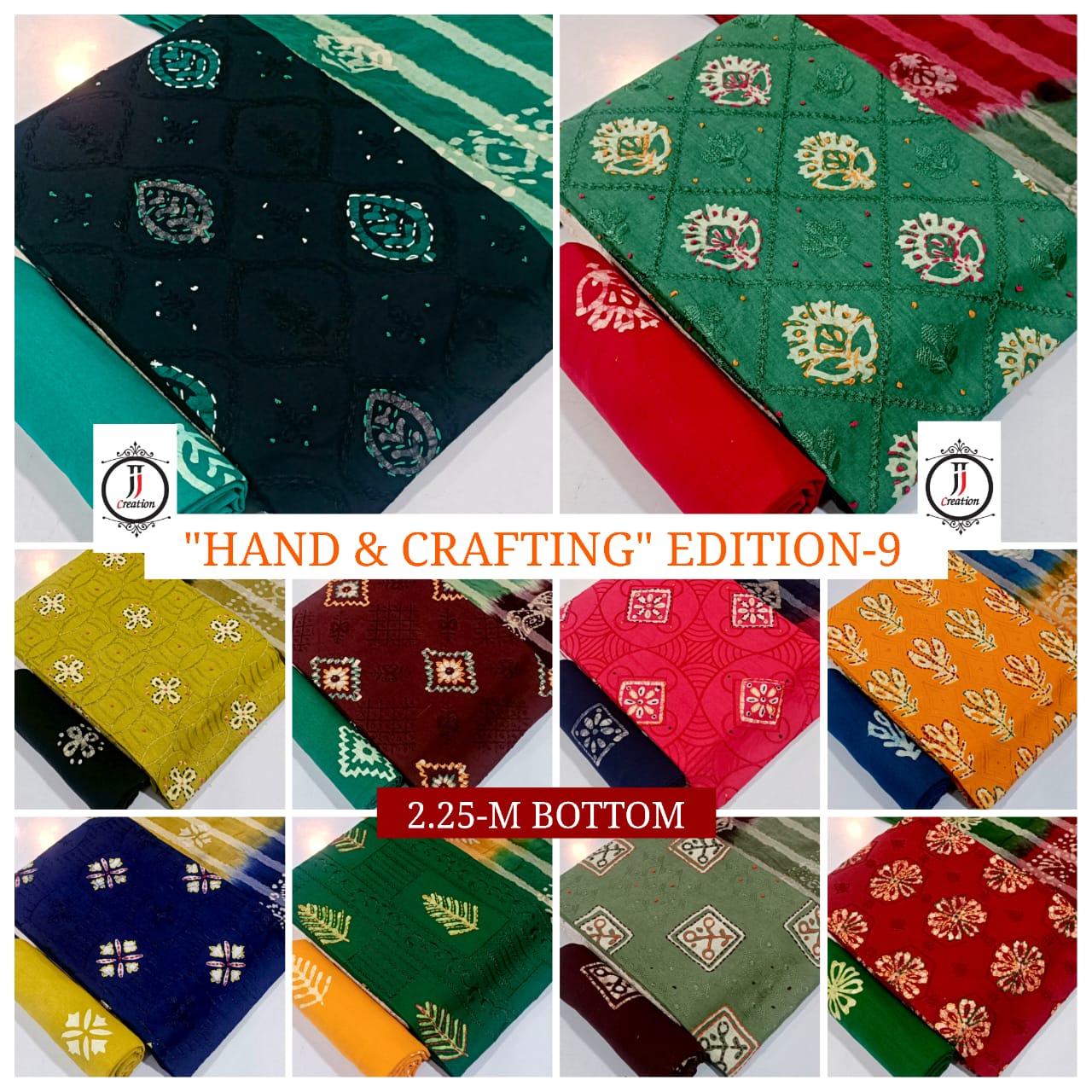 Hand Crafting Edition 9 Jj Cotton Dress Material Exporter Ahmedabad