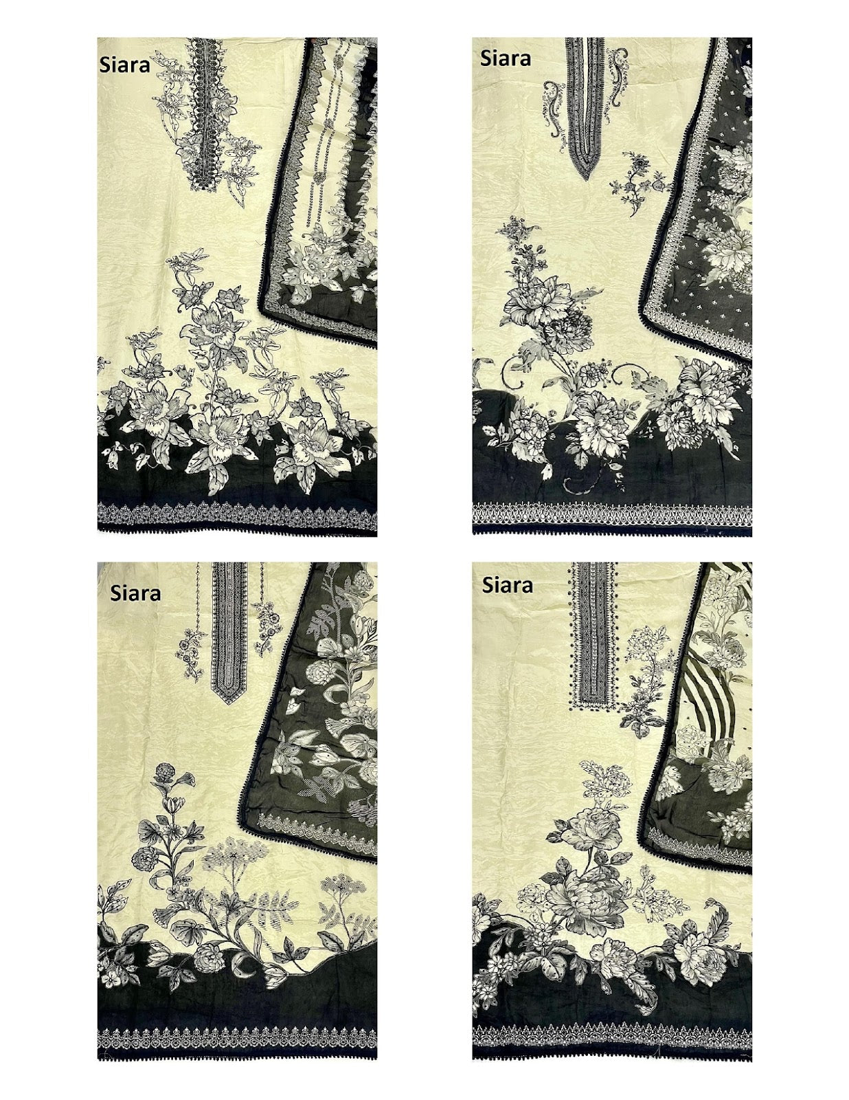 Handwork 25 Siara Viscose Salwar Suits Exporter India