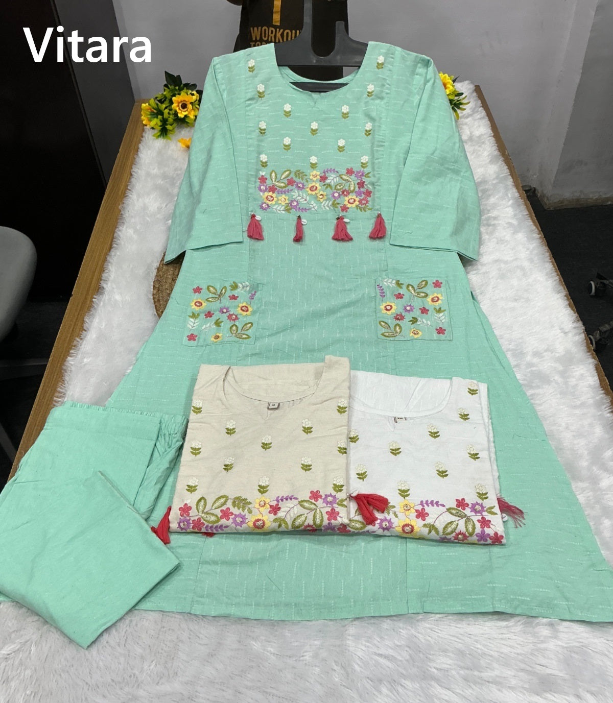 Hanshika Vitara Cotton Co Ord Set Wholesale
