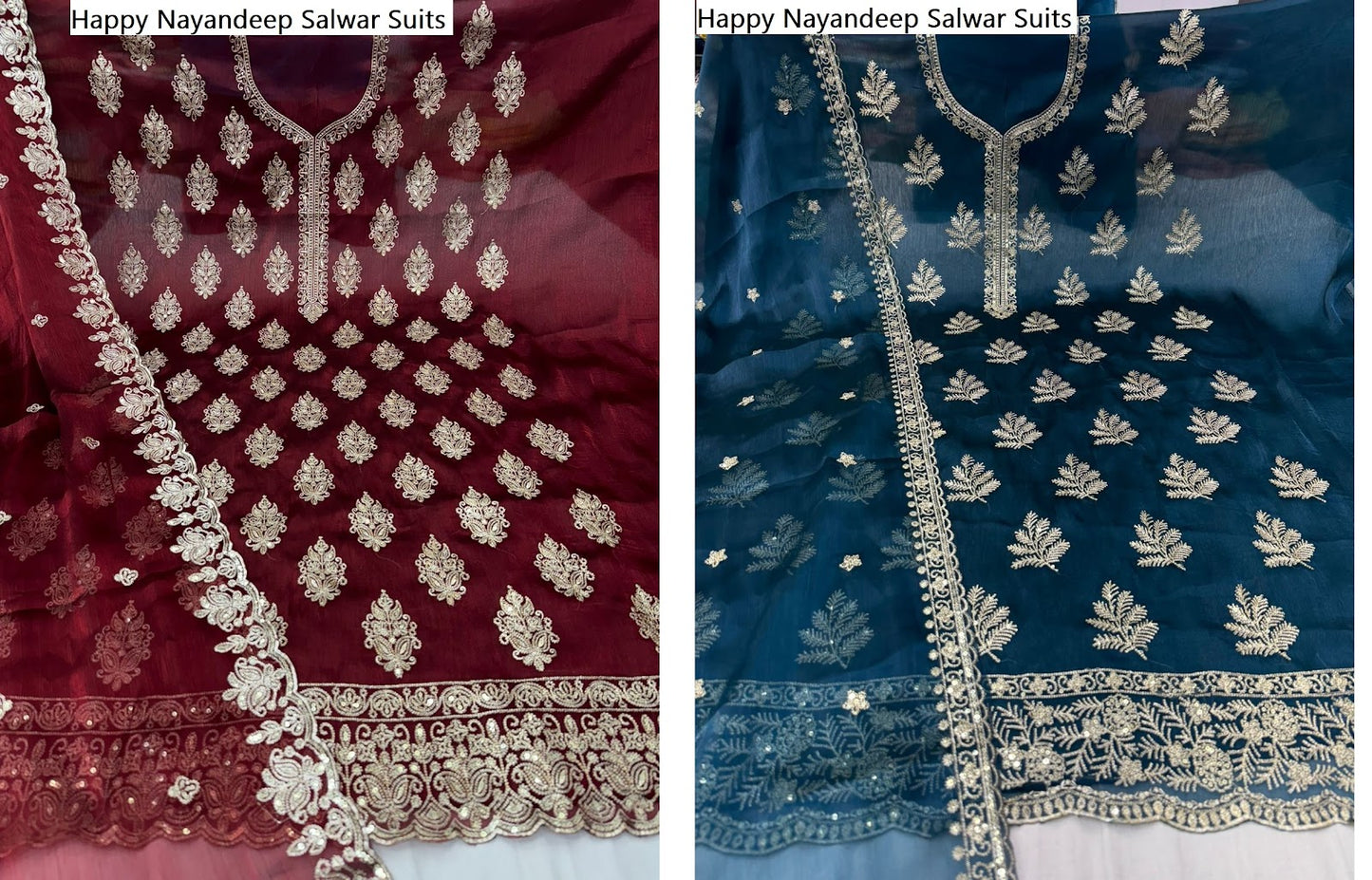 Happy Nayandeep Burberry Salwar Suits Wholesale Price