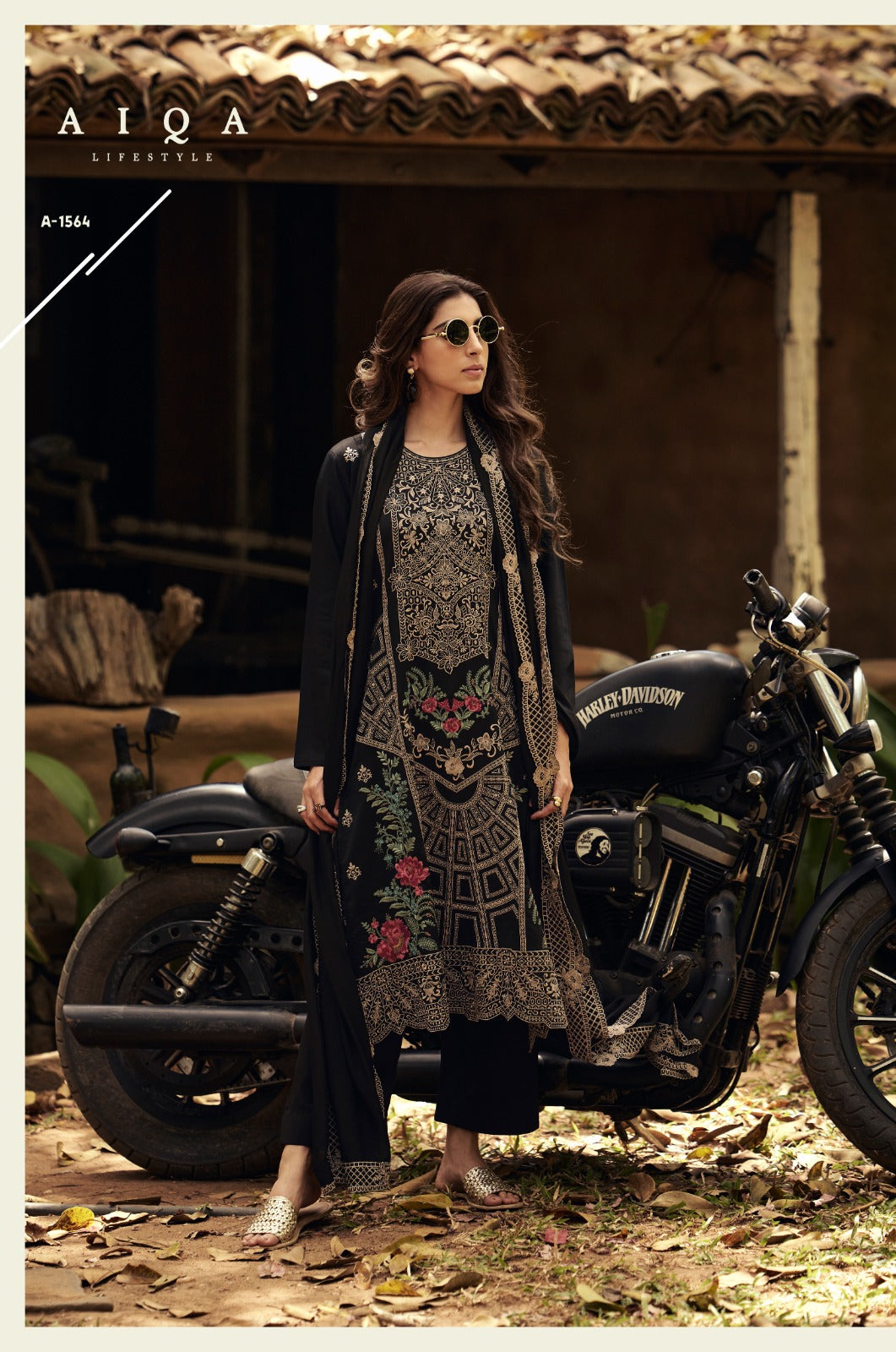Harley Aiqa Pure Bemberg Pant Style Suits Wholesaler Ahmedabad