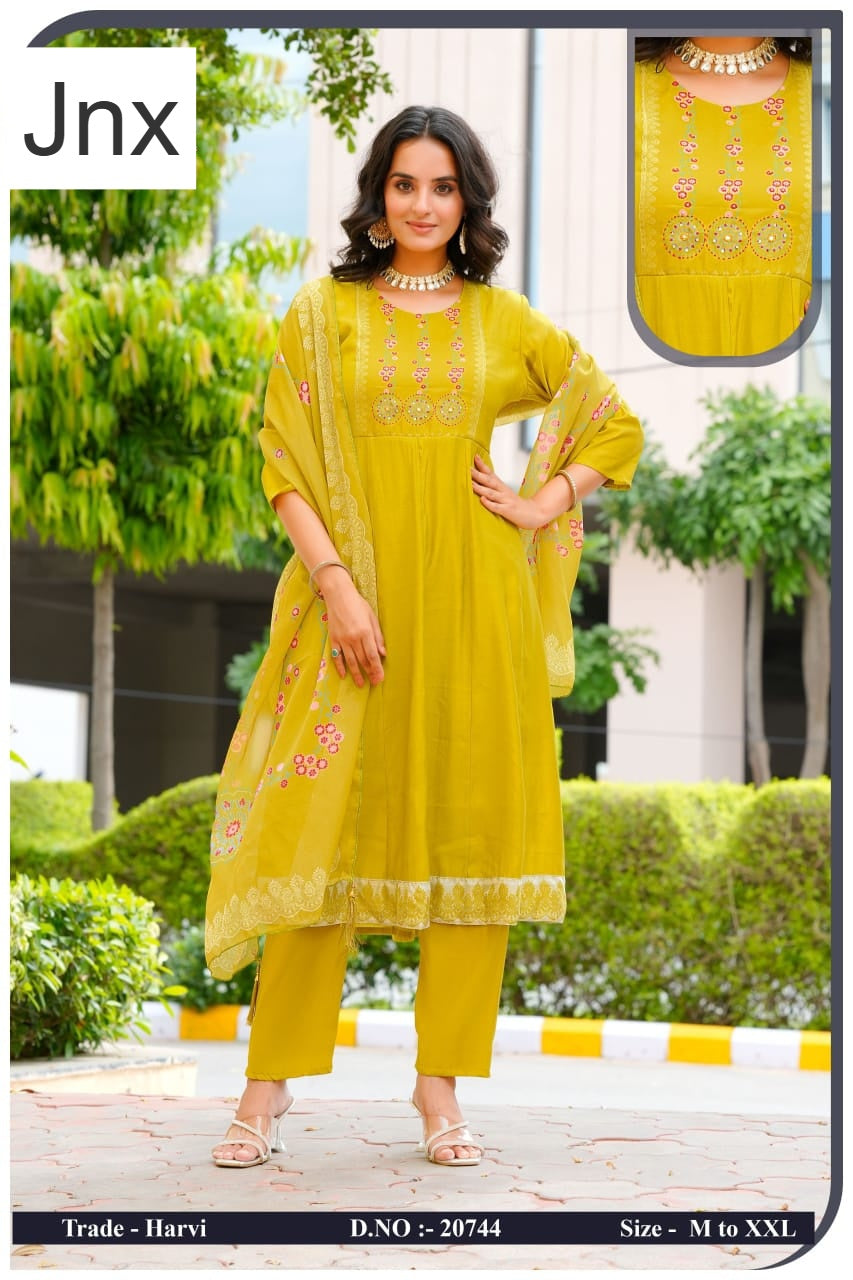 Harvi Jnx Readymade Anarkali Suits Manufacturer India