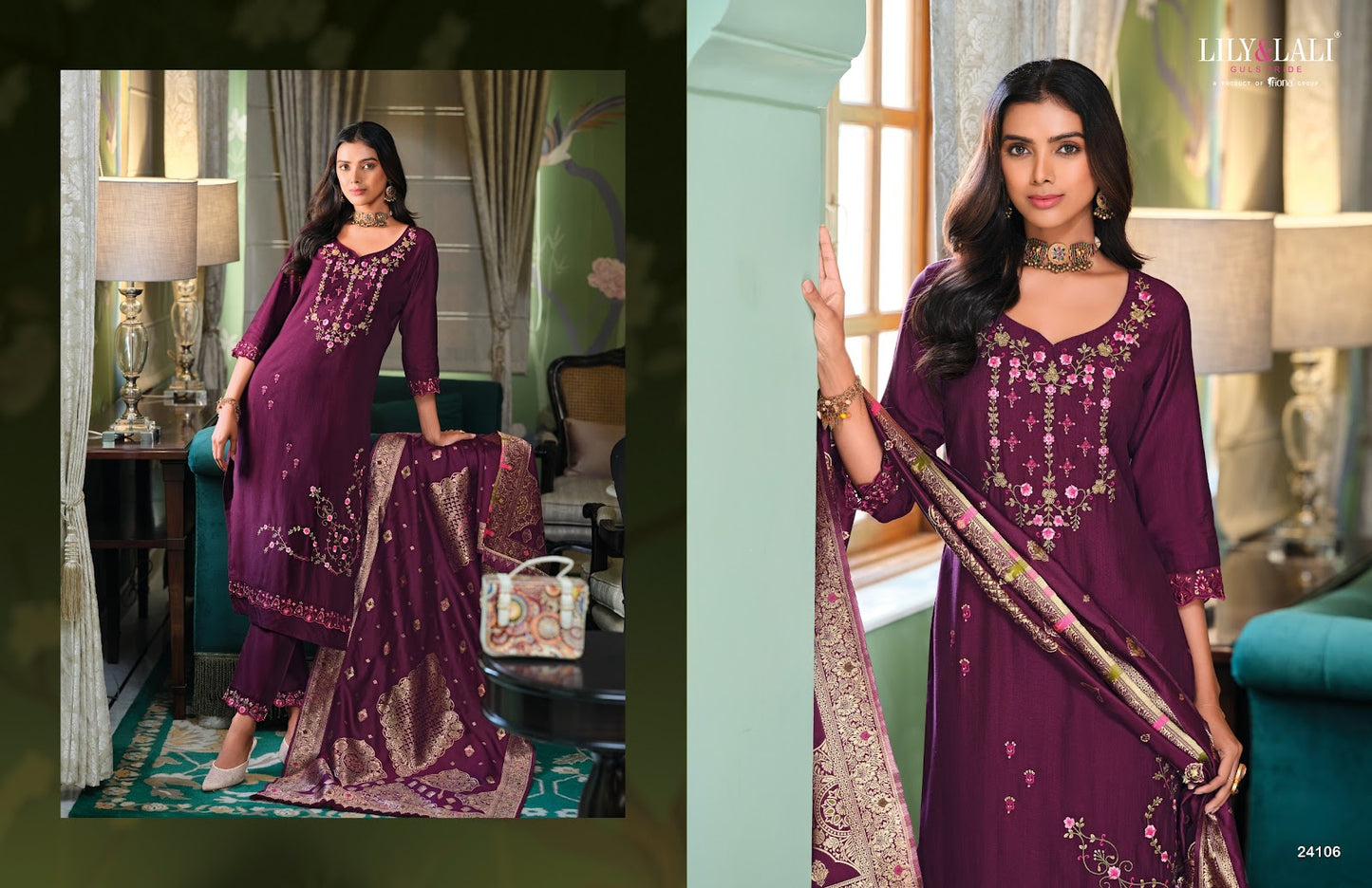 Hasmeena Vol 5 Lily Lali Viscose Readymade Pant Style Suits Wholesale