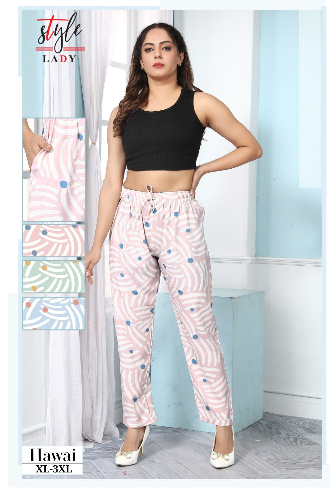 Hawai Ladys Rayon Women Night Lower Wholesaler