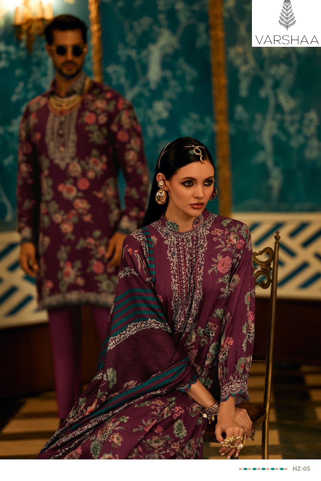 Hayzen Varshaa Resham Pashmina Suits Supplier Ahmedabad