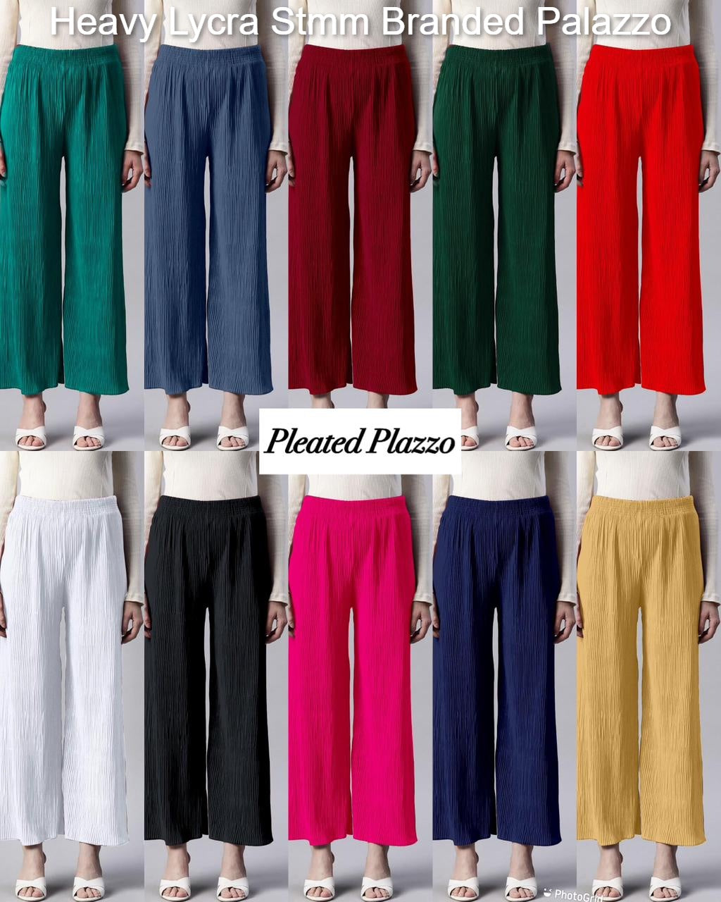 Heavy Lycra Stmm Branded Palazzo Supplier Gujarat