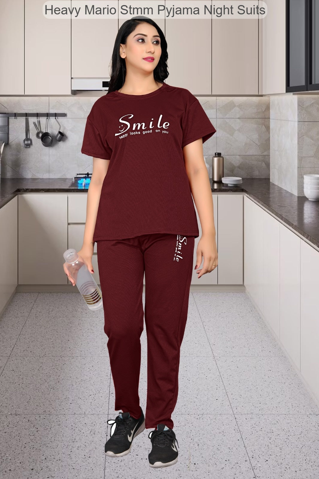 Heavy Mario Stmm Lycra Pyjama Night Suits Wholesaler