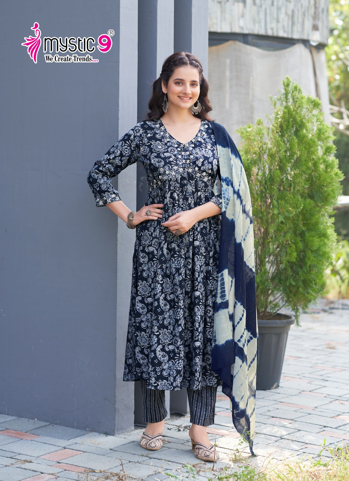 Heena Vol 6 Mystic 9 Rayon Capsule Readymade Pant Style Suits Wholesale Price