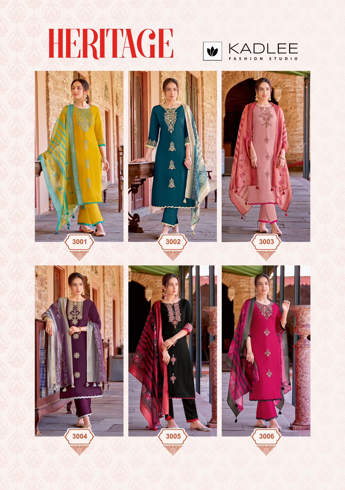 Heritage Kadlee Viscose Weaving Readymade Pant Style Suits Manufacturer