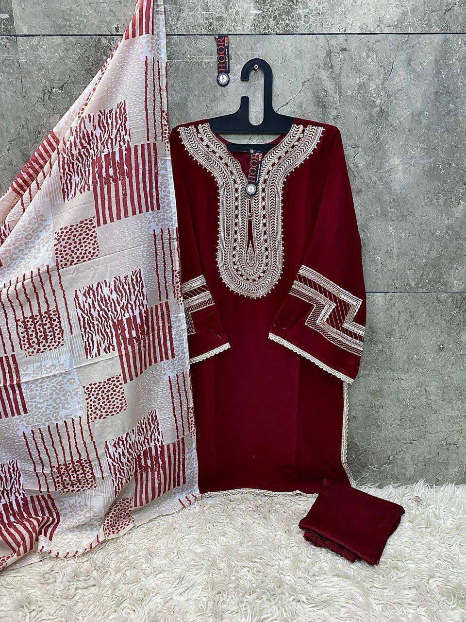 Hf 152 Hoor Tex Georgette Pakistani Readymade Suits Exporter Ahmedabad