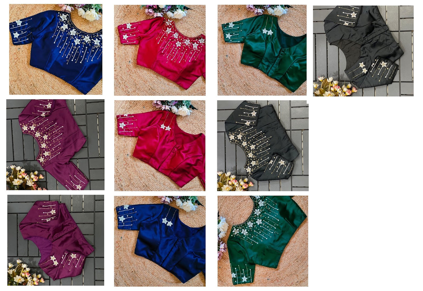 Hhb-2 Stwom Silk Blouse Supplier Gujarat
