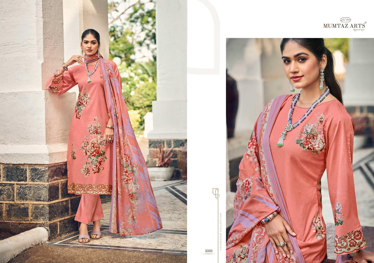 Hill Queen Mumtaz Arts Cambric Lawn Karachi Salwar Suits Supplier Gujarat