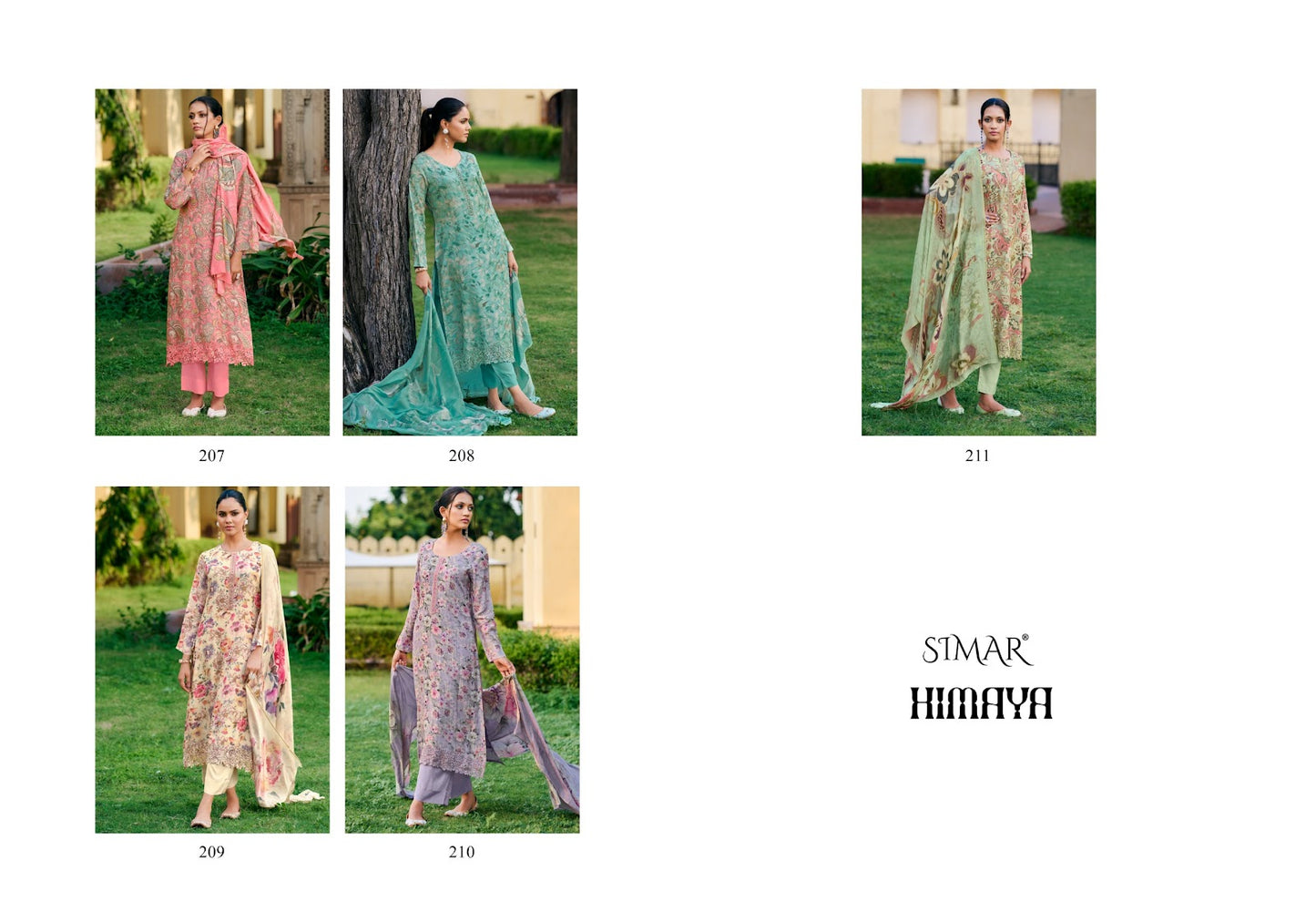 Himaya Simar Silk Pant Style Suits Wholesale Price