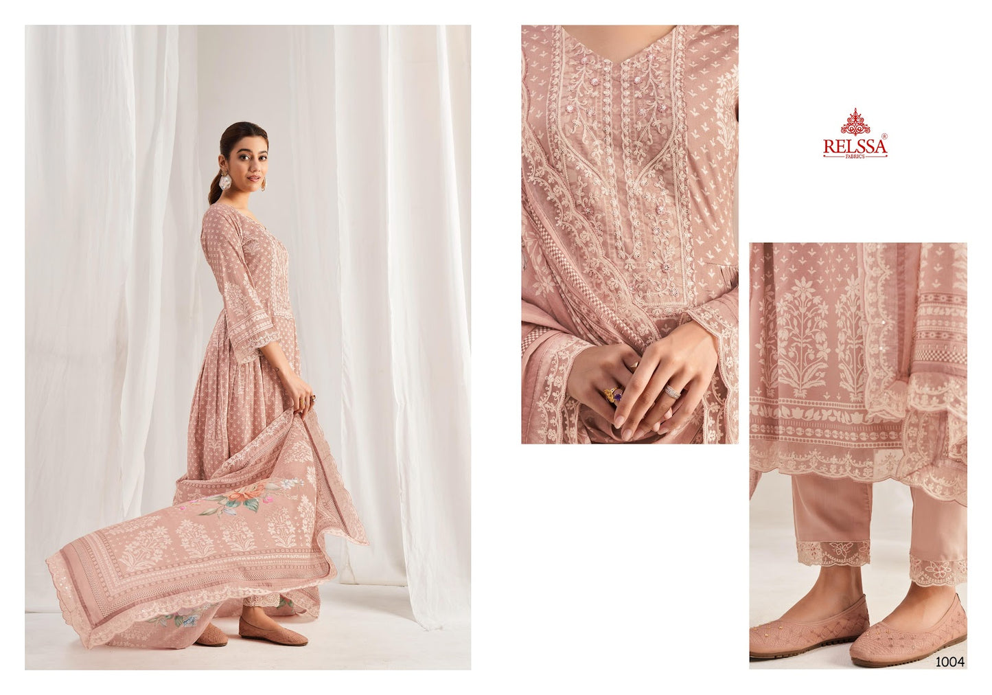 Hit List Kenny Relssa Fabrics Cotton Pant Style Suits Exporter India
