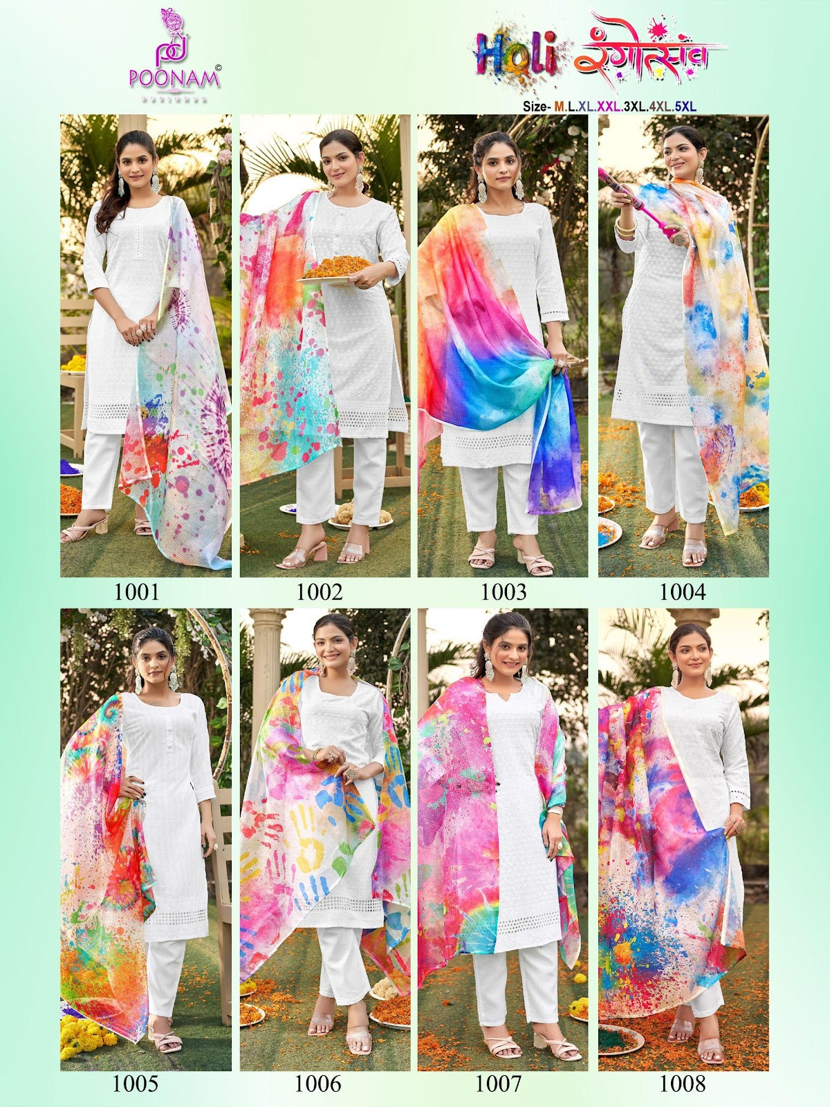 Holi Rangotsav Poonam Designer Rayon Readymade Pant Style Suits Exporter
