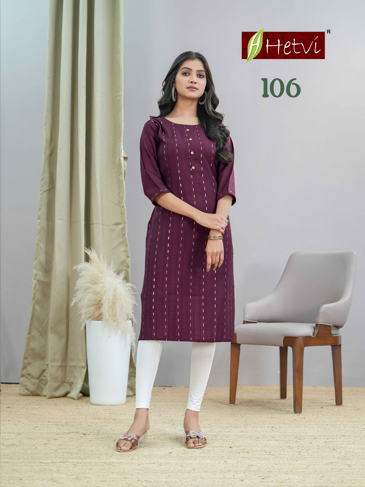 Honey Hetvi Vertican Straight Cut Kurtis Exporter India